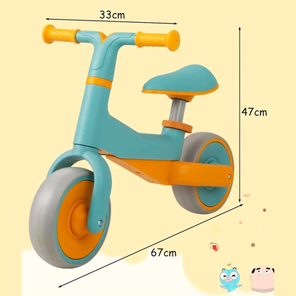 Беговел Costway BC10193BL  Сталь / Синий White photo 2
