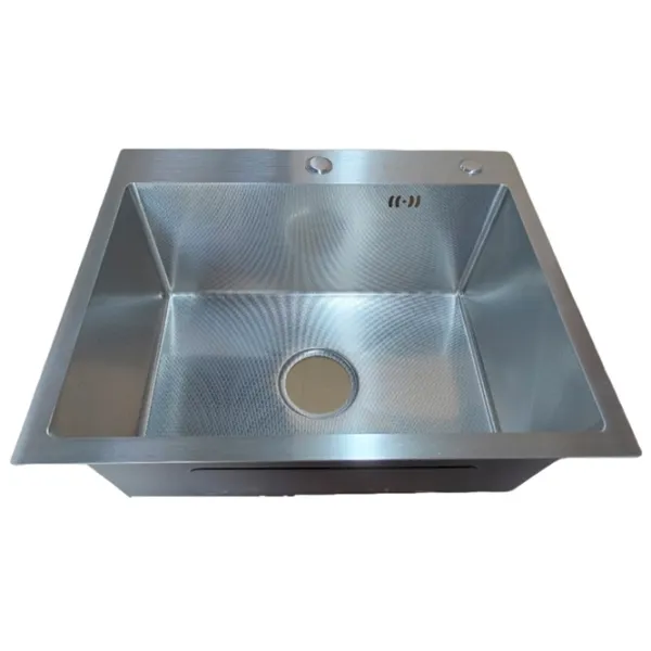 Кухонная мойка Backer Simple 550-450J 55 x 45 / Нержавеющая сталь / Серебряный photo 1