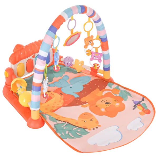 Covoraş pentru joc Huanger Piano Fitness Rack (HE0630) 0+/ Transformer/ Multicolor photo 1