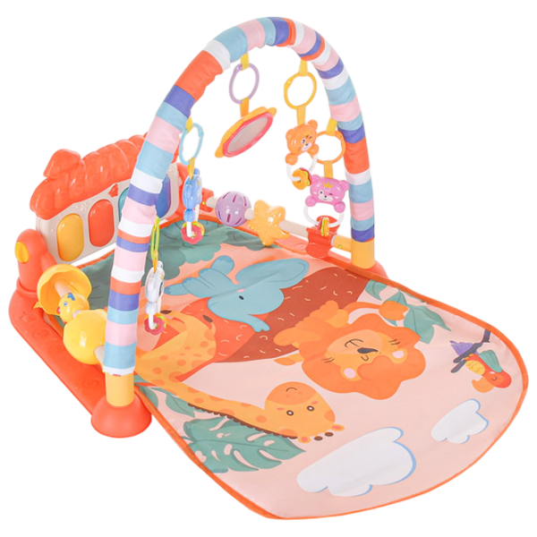 Covoraş pentru joc Huanger Piano Fitness Rack (HE0630) 0+/ Transformer/ Multicolor photo 1