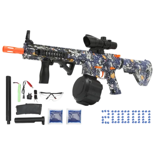 Blaster Water Gun M416 WH01B 14+ / Bile gel / Blue photo 4