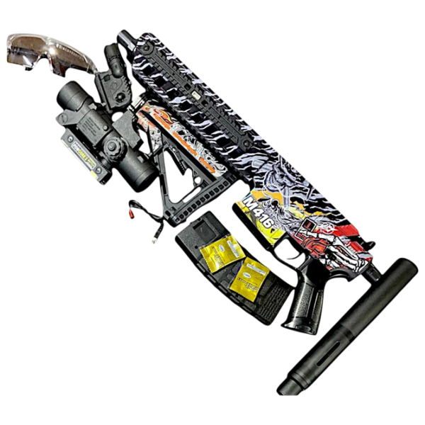Бластер J-Shot M416 JF-015G 8+ / Гелевые шарики / Черный photo 2