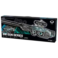 Бластер J-Shot P90 JF-014G 8+ / Гелевые шарики / Синий