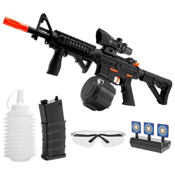 Pistol automat de jucărie Blaster M4A1 WH02A  14+ / Bile gel / Black photo 2