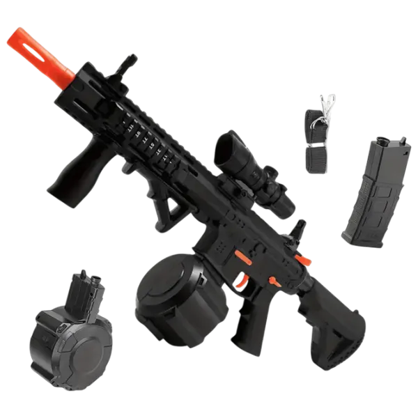 Pistol automat de jucărie Blaster M4A1 WH02A  14+ / Bile gel / Black photo 3