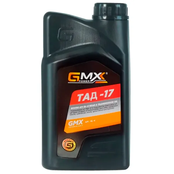 Трансмиссионное масло GMX TAD-17 1л / / 80W-90 photo 1