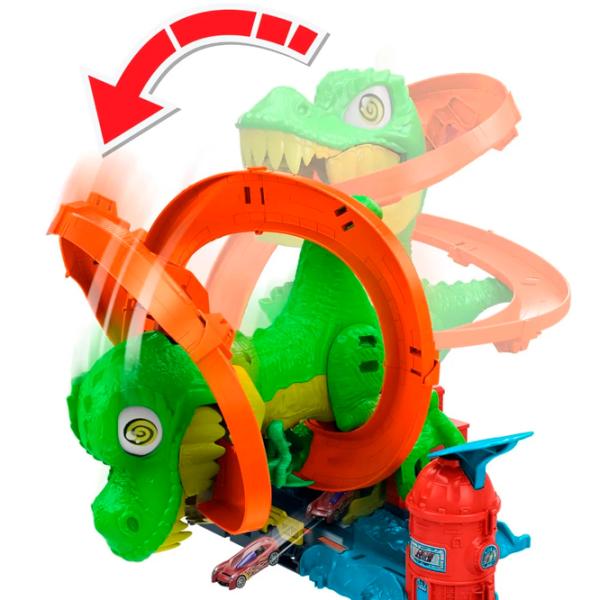 Машинка Hot Wheels T-Rex Blaze Battle JBM73  / / Разноцветный Разноцветный photo 4