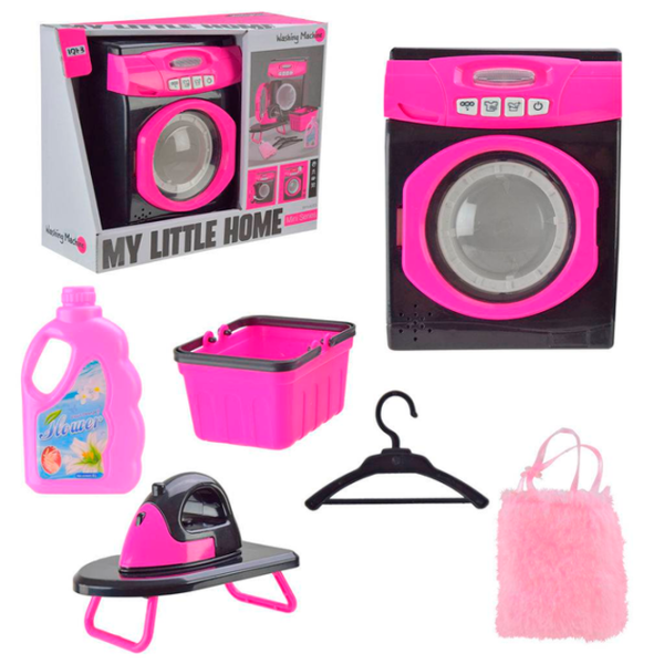 Игровой набор Lulu My Little Home Washing Machine A1010-1 3+ / White Розовый photo 2