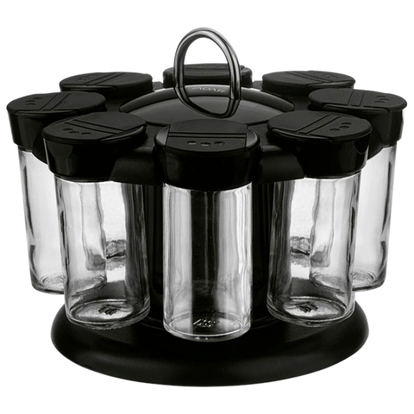 Set pentru condimente Tadar Spice Sticlă / Black photo 1