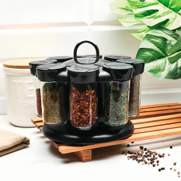 Set pentru condimente Tadar Spice Sticlă / Black photo 8
