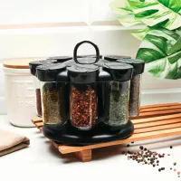 Набор для специй Tadar Spice Стекло / Черный photo 8