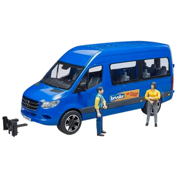 Mașină Bruder Sprinter 02670  / / Black Blue photo 3