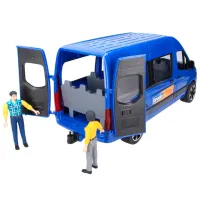 Mașină Bruder Sprinter 02670 / / Black Blue photo 7