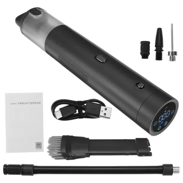 Aspirator portabil Lydsto Multivac Handheld Vacuum & Air Inflator 100 W / Gray Black photo 5