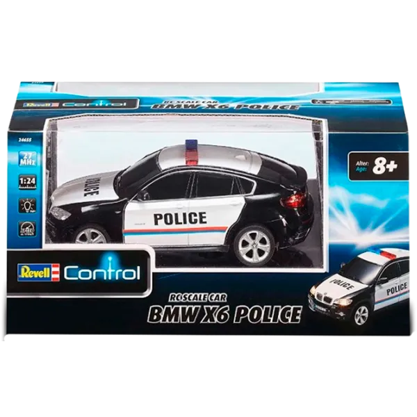 Mașină Revell BMW X6 Police 24655 / / White Black photo 1