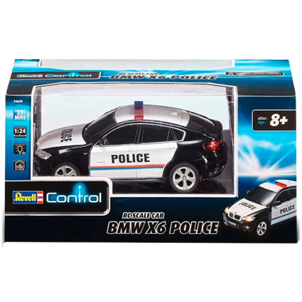 Mașină Revell BMW X6 Police 24655 / / White Black photo 1