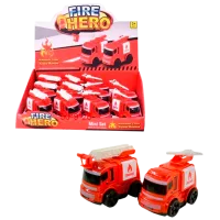 Машинка Fire Engine 6699E-12   / / White Красный