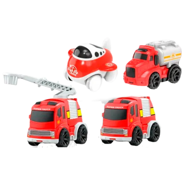 Mașină ChiToys Urban Transport B87-1  / / Black Red photo 1