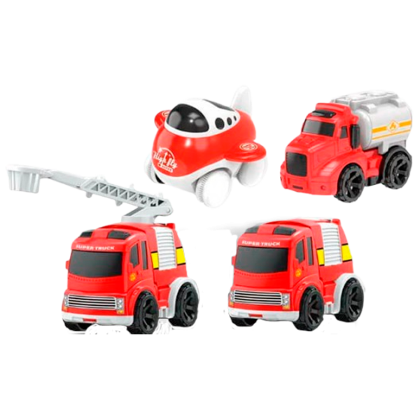 Mașină ChiToys Urban Transport B87-1  / / Black Red photo 1