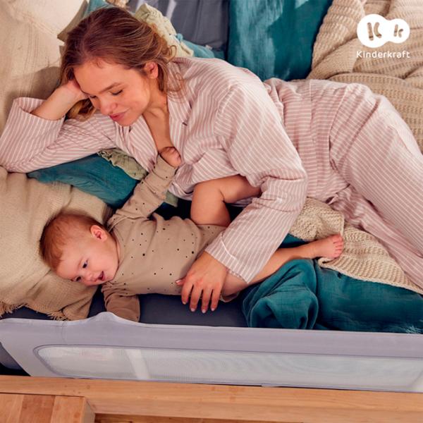 Barieră pentru pătuț KinderKraft Guard and Dream Gray / 0țel photo 7