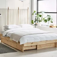 Кровать Ikea Glamberget/Vesteroy 140 x 200 см / Массив / Wood photo 6