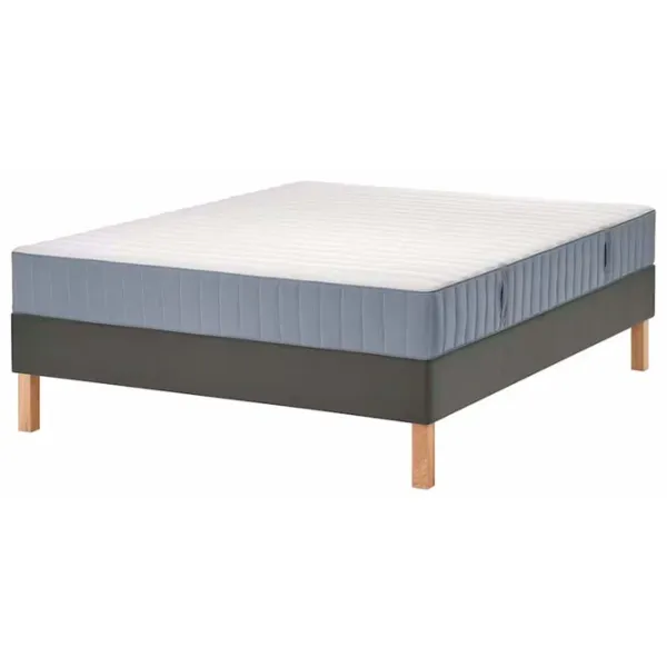 Кровать Ikea Lyngor/Vesteroy/Bjorli 180 x 200 см / Массив / Тёмно-серый photo 1 Кровать Ikea Lyngor/Vesteroy/Bjorli 180 x 200 см / Массив / Тёмно-серый photo 1