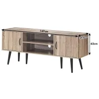 Тумба под телевизор Costway HW63833 61 x 147 x 39.4см / ДСП photo 2