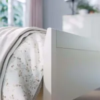 Кровать Ikea Idanas Lindbaden 160 x 200 см / Шпон / Белый photo 4