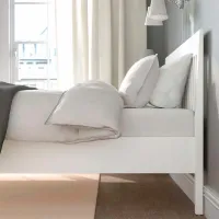 Кровать Ikea Idanas Lindbaden 160 x 200 см / Шпон / Белый photo 6