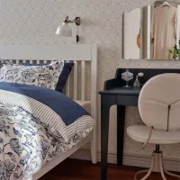 Кровать Ikea Idanas Lindbaden 160 x 200 см / Шпон / Белый photo 7