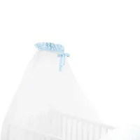 Балдахин для кроватки KikkaBoo Bear With Me  Синий / Тюль