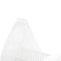 Балдахин для кроватки KikkaBoo Hippo Dreams Белый / Тюль