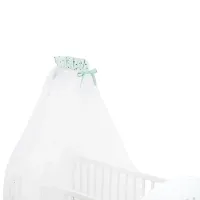 Балдахин для кроватки KikkaBoo Bear With Me  Мятный / Тюль