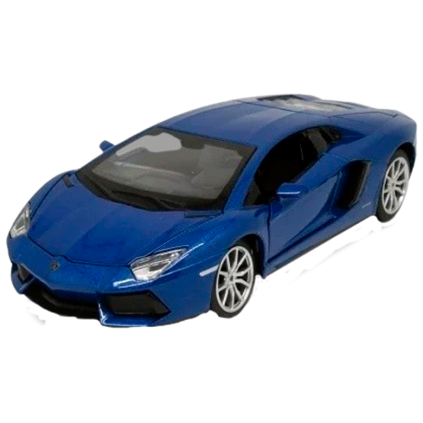 Mașină MSZ Lamborghini Aventador 68254A  / / Black Blue photo 1