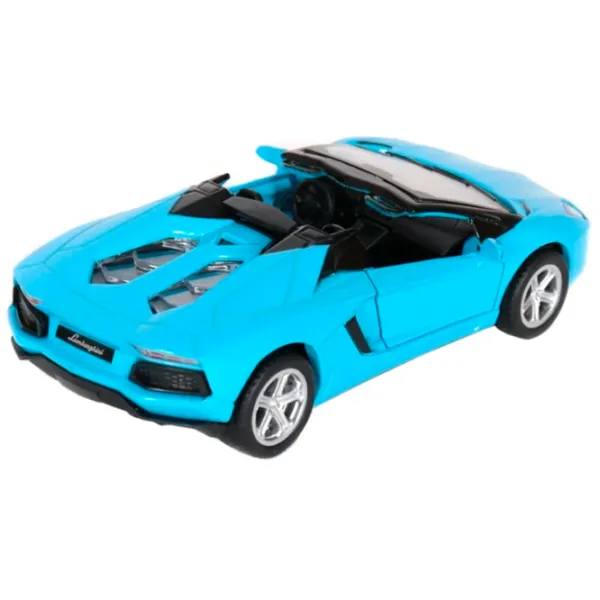 Mașină MSZ Lamborghini Aventador Roadster 67320  / / Black Blue photo 4