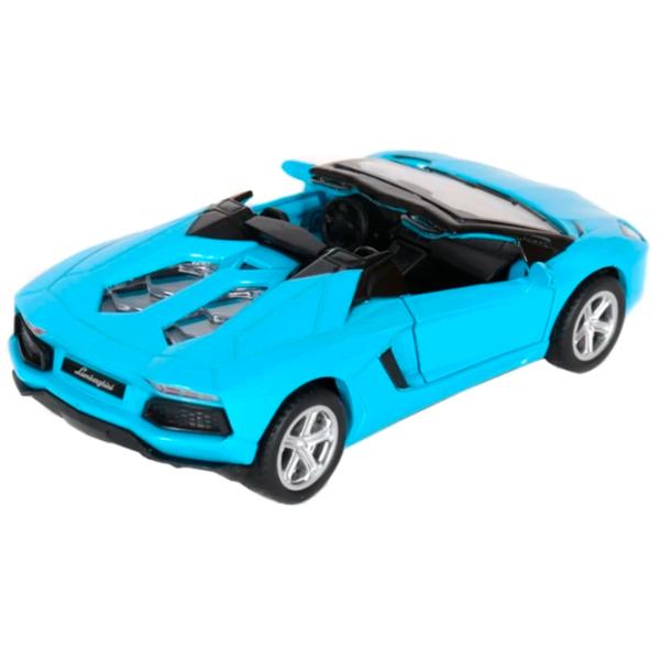 Mașină MSZ Lamborghini Aventador Roadster 67320  / / Black Blue photo 4
