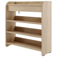 Tumbă pentru încălțăminte ML-Mobila ML-13 80 x 100 x 25 /Stejar Sonoma /Stejar Sonoma