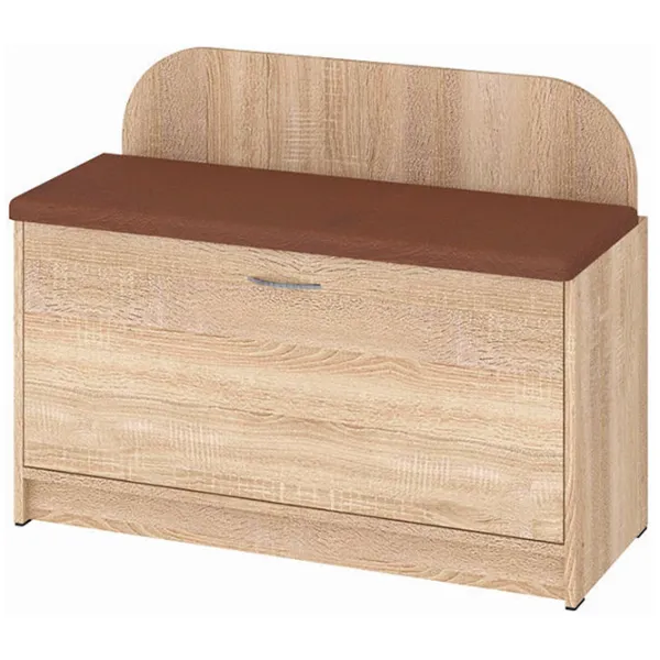 Tumbă pentru încălțăminte Pehotin B-1 67.5 x 90 x 38 /Stejar Sonoma /Sonoma oak Boston Brown photo 1