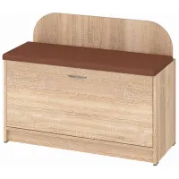 Tumbă pentru încălțăminte Pehotin B-1 67.5 x 90 x 38 /Stejar Sonoma /Sonoma oak Boston Brown