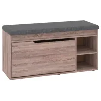 Tumbă pentru încălțăminte Pehotin B-4 53 x 109 x 38 /Stejar trufă /Stejar trufă Dark gray