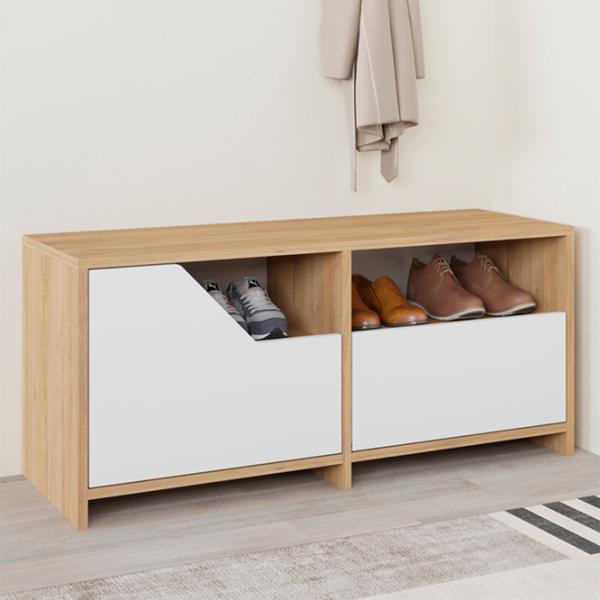 Etajeră pentru încălțăminte Decortie Nexus 47 x 105 x 37 /Stejar /Oak White photo 2