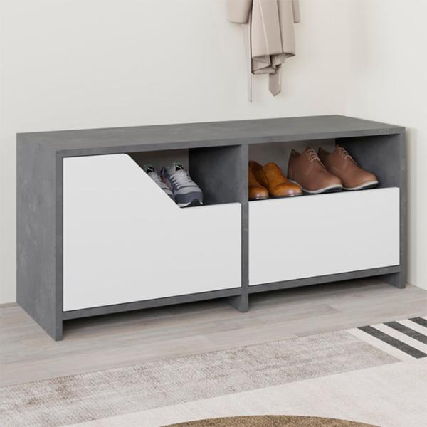 Etajeră pentru încălțăminte Decortie Nexus 47 x 105 x 37 /Gray /Gray White photo 2