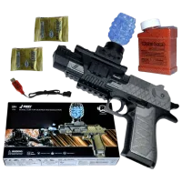 Pistol automat de jucărie J-Shot Desert Eagle JF-022G 14+ / Bile gel / Black photo 5