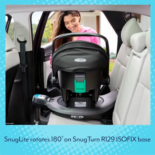 Scaun auto Graco SnugLite i-Size  0 luni - 12 luni / 13 kg / Midnight photo 3