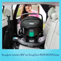 Scaun auto Graco SnugLite i-Size 0 luni - 12 luni / 13 kg / Midnight photo 3
