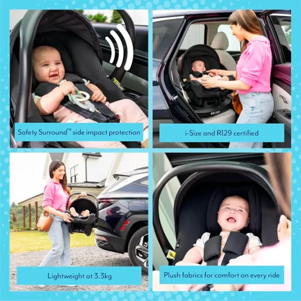 Scaun auto Graco SnugLite i-Size  0 luni - 12 luni / 13 kg / Midnight photo 5