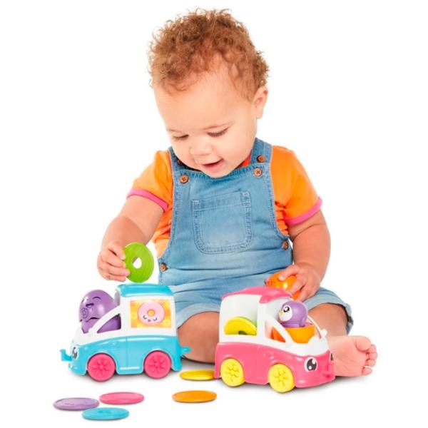 Mașină Tomy Fill & Pop Ice Cream Van E73095  / / Multicolor Multicolor photo 6