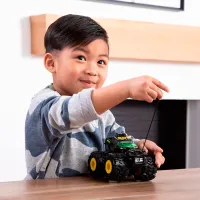 Mașină John Deere Kids Monster Treads / / Black Green photo 3