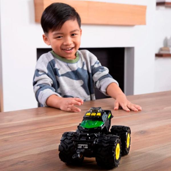 Mașină John Deere Kids Monster Treads   / / Black Green photo 4