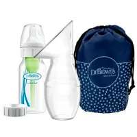 Pompă de sân Dr. Brown's One Piece Breast Pump + inel gingival Fox / photo 3